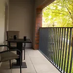 Modern City Square Apartment With Balcony